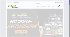 Desktop Screenshot of nutripro.com